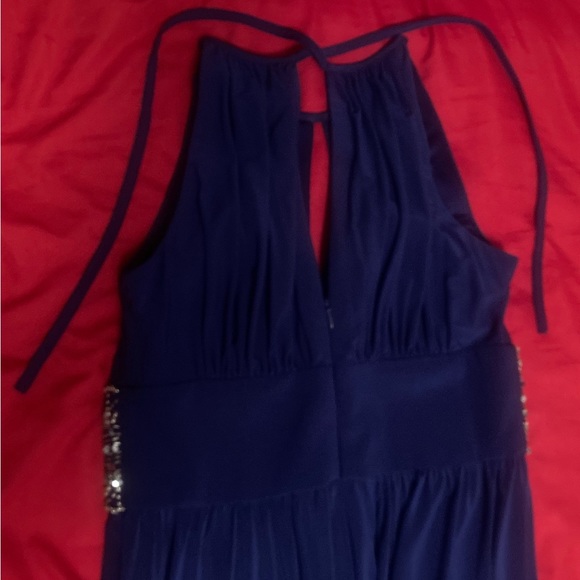 R & M Richard’s Sleeveless Long Gown With Beaded Waist size 4 NWOT - Picture 11 of 11